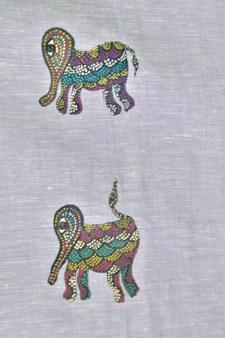 Bhil - Tribal Chorus | 100% Linen | Limited Edition