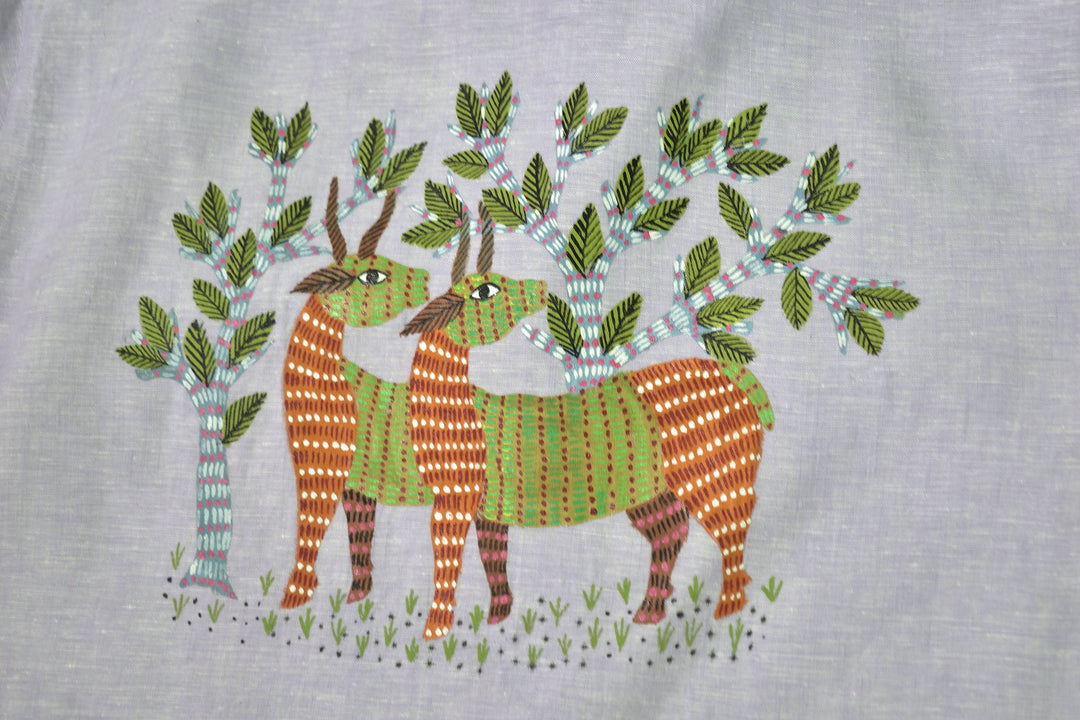 Gond - Forest Spirit | 100% Linen | Limited Edition