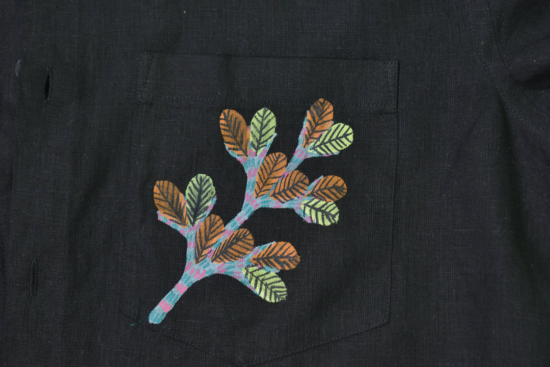 Gond - Forest Whisper | 100% Linen | Limited Edition