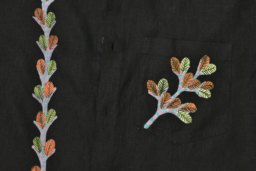 Gond - Forest Whisper | 100% Linen | Limited Edition