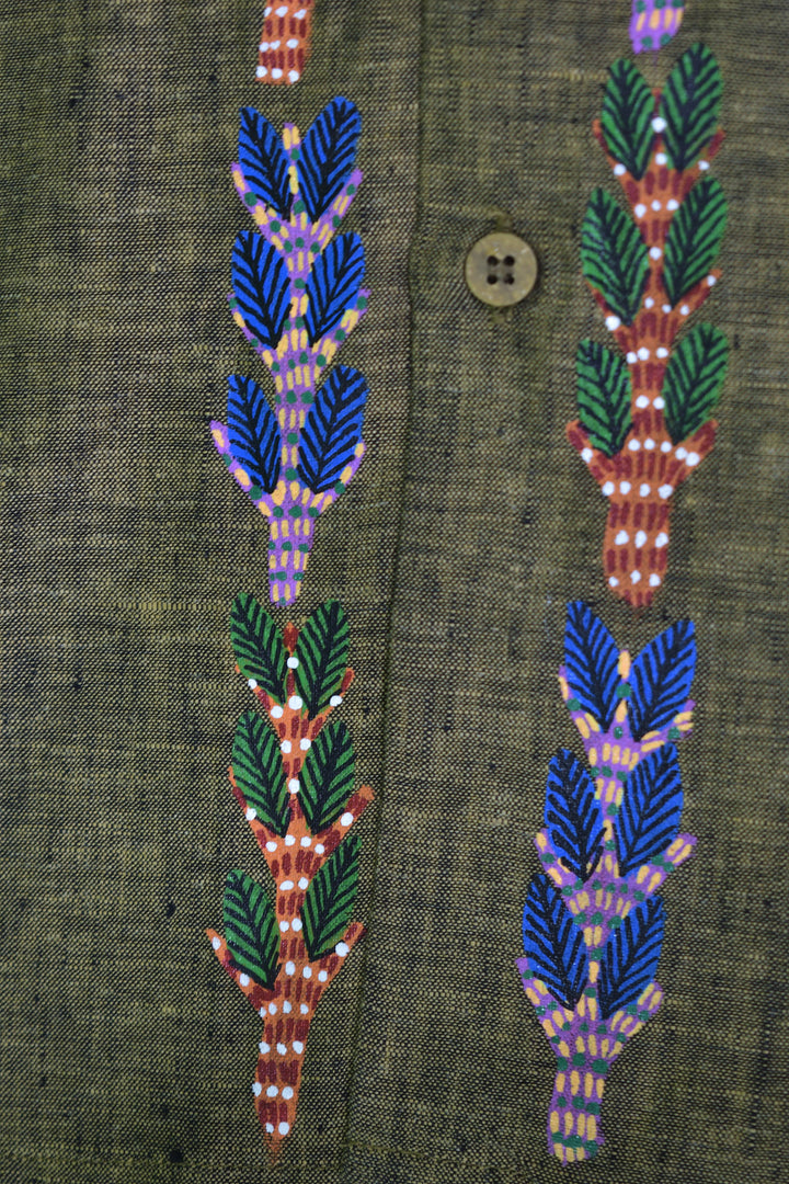 Gond - Arc of Life | 100% Linen | Limited Edition