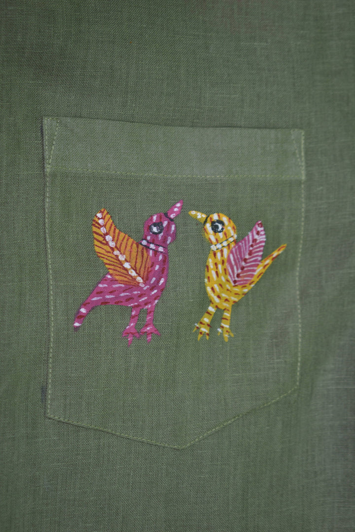 Gond - Kavya | 100% Linen | Limited Edition