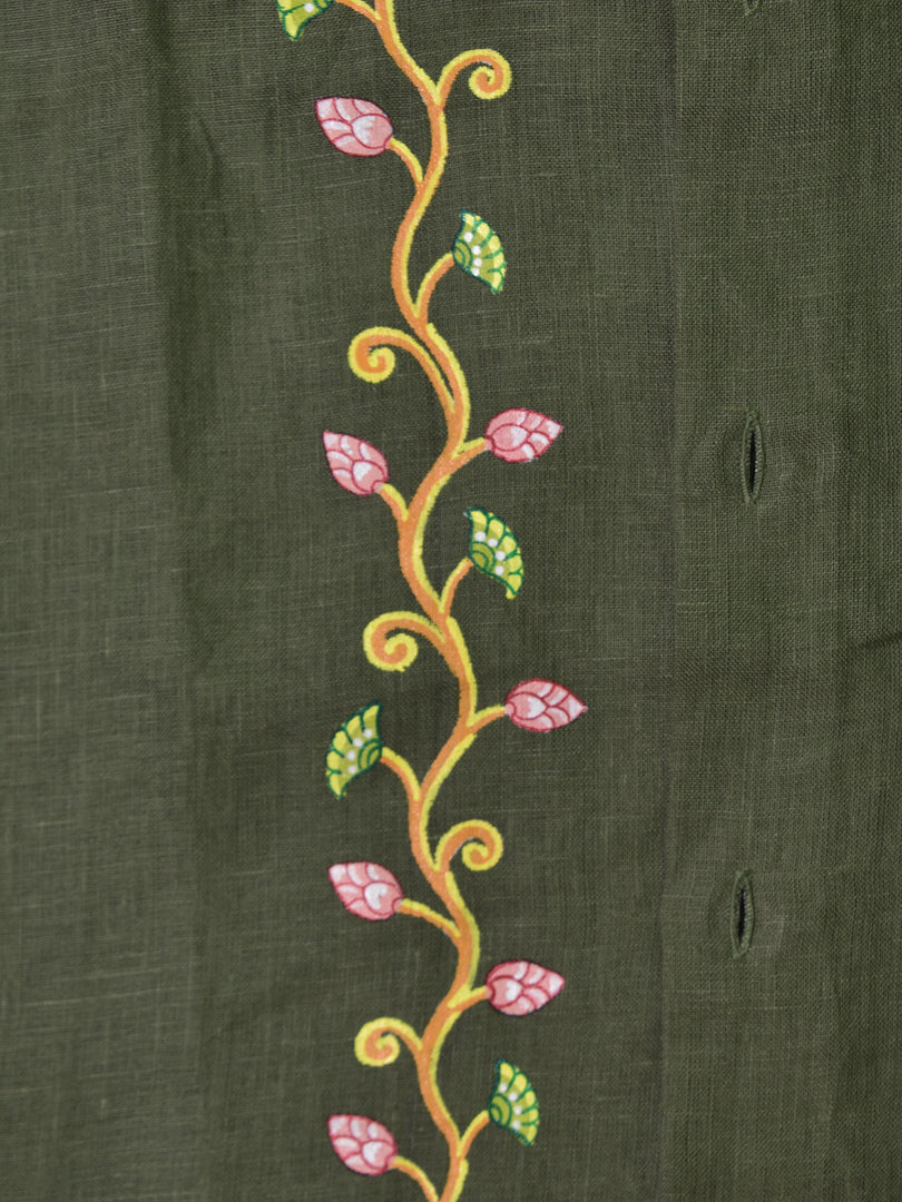 Odisha Pattachitra - Premhans | 100% Linen | Limited Edition