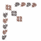 Archival Kasuti embroidery composition featuring peacock motifs and interconnected lattice formations executed through the traditional Murgi stitch technique of Karnataka. Burnt copper and dark espresso threadwork create alternating tonal movement and mirrored geometric continuity, revealing the counted precision, directional flow, and layered hand execution characteristic of enduring Kasuti embroidery traditions.