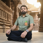 Load image into Gallery viewer, Odisha Pattachitra - Vandan | 100% Linen | Limited Edition
