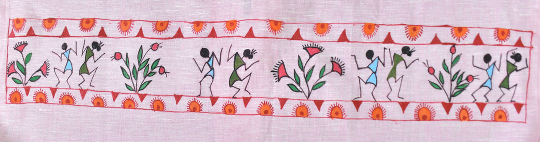 Warli - Saanjh | 100% Linen | Limited Edition