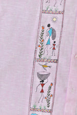 Load image into Gallery viewer, Warli - Pravah | 100% Linen | Limited Edition