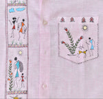 Load image into Gallery viewer, Warli - Pravah | 100% Linen | Limited Edition