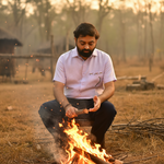 Load image into Gallery viewer, Warli - Aabha | 100% Linen | Limited Edition