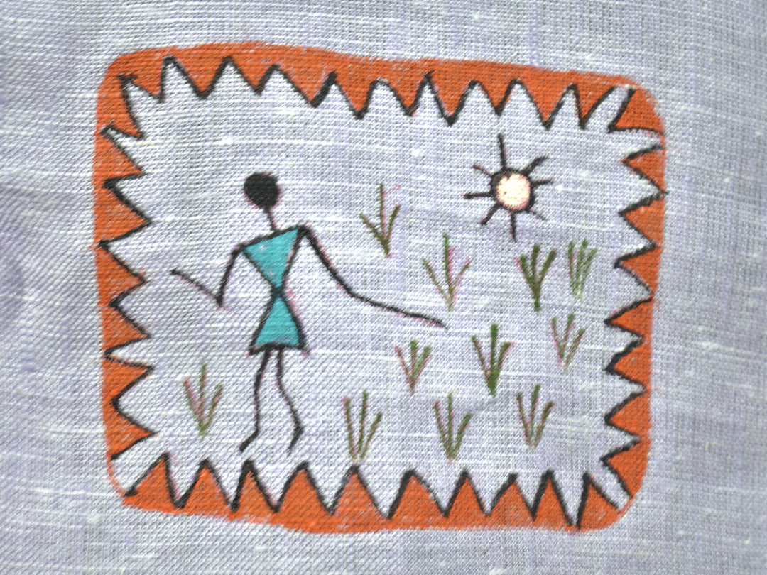 Warli - Samriddhi | 100% Linen | Limited Edition